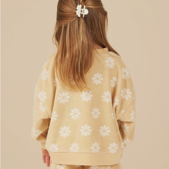 Rylee + Cru Track Short and Boxy Pullover in Daisy Size 8-9 - Picture 9 of 10